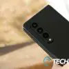 Samsung Galaxy Z Fold3 5G camera array