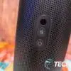 The buttons on the back of the Anker Nebula Capsule 3 Laser portable projector