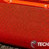 The wraparound speaker grille on the Monster Blaster 3.0 portable Bluetooth speaker