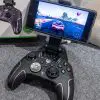 The Turtle Beach Recon Cloud Xbox/PC/Android game controller and included smartphone mount with phone attached.