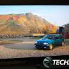 The Acer Predator X32 FP Mini-LED Gaming Monitor showing an in-game still from Forza Horizon 5