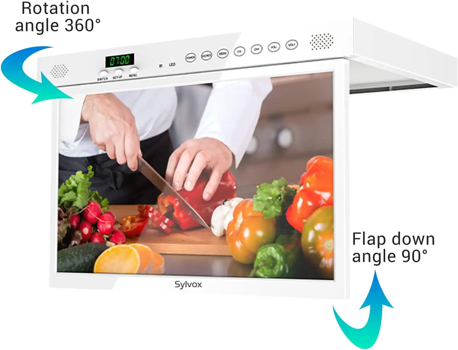 Sylvox Kitchen TV review: Good for recipes and how-to videos, but with some caveats