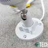 The mounting swivel base on the EZVIZ C3X Outdoor Smart Wi-Fi Camera