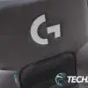 Detail of the ActiFit Material/PU Leather seat on the Playseat Trophy - Logitech G Edition