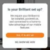 Brilliant Home Control Android app setup screenshot