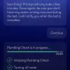 Phyn app Plumbing Check screenshot
